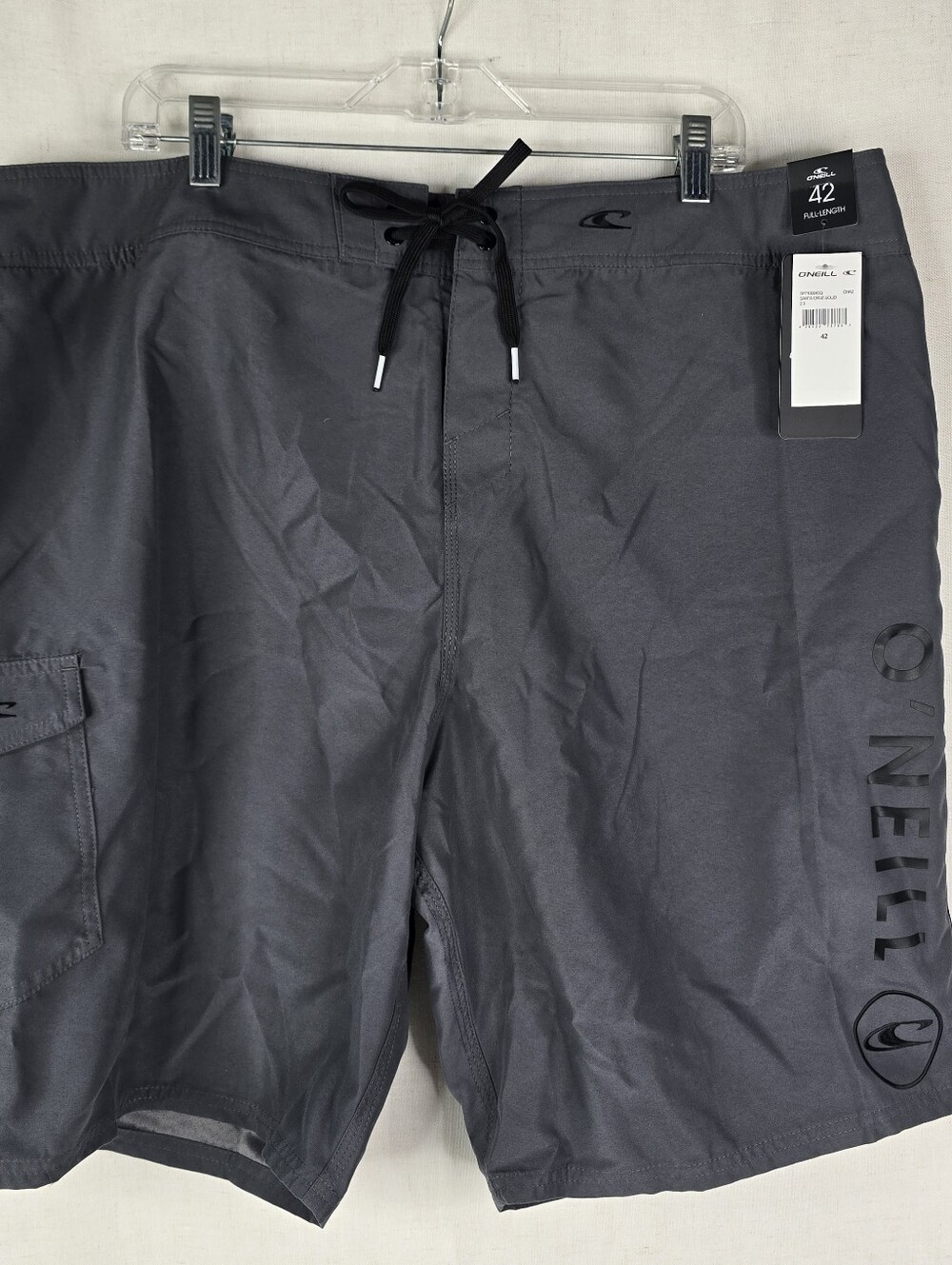O'Neill Mens 42 Santa Cruz 2.0 Boardshorts Dark Grey Swim Trunks